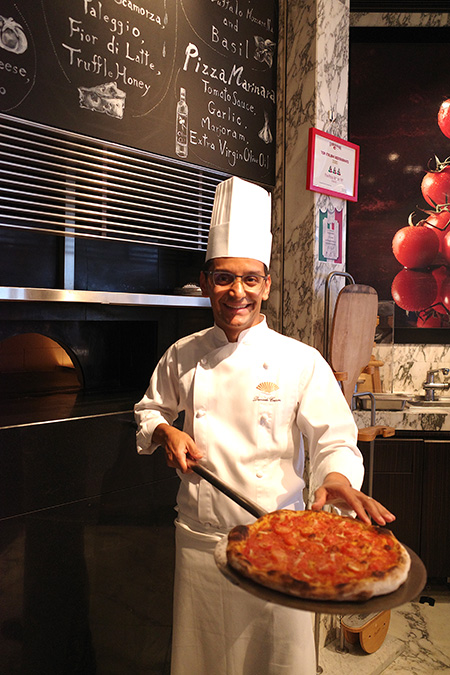 Gambero Rossoでも2019年から、最高のピザに与えられる「3スライス」を獲得している photo：Kyoko Nakayama