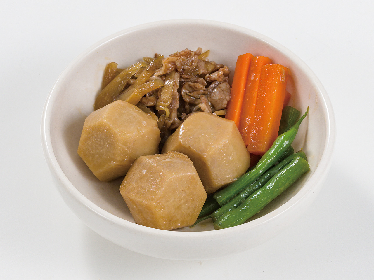 上州和牛入り牛蒡と里芋の煮っころがし