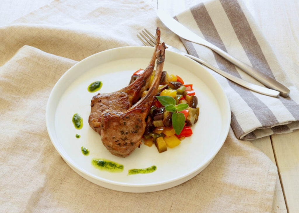 ラムチョップのグリル ミント添え レシピ